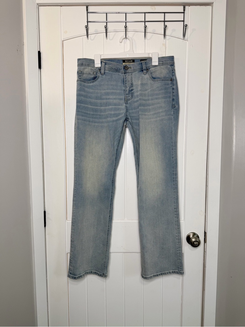 Reclaim Regular Bootcut Stretch Blue Jeans 34X32